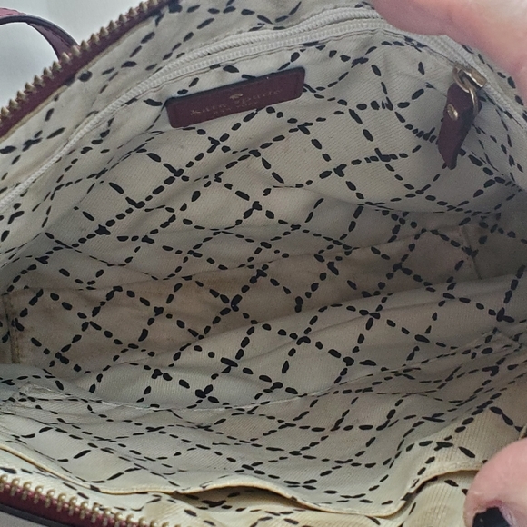Kate Spade Burgundy Crossbody Bag . - Picture 10 of 10
